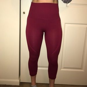 Gymshark high waisted seamless cropped leggings